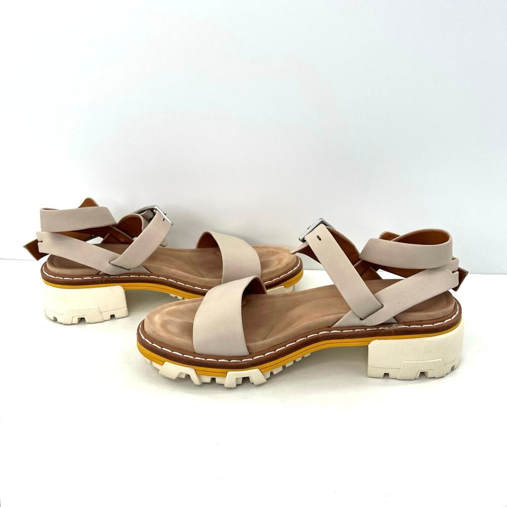 rag & bone Beige and Yellow Platform Sandals - Picture 4 of 10